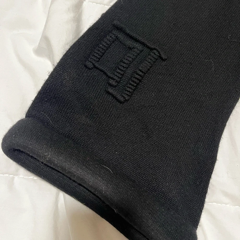 CHANEL Black Wool Button Front Cardigan Jacket